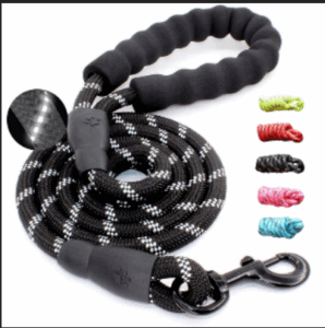 Durable Rope Dog Lead with Padded Handle – Multiple Colours