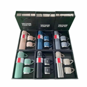 500ml Double-Wall Stainless Steel Vacuum Flask Gift Set